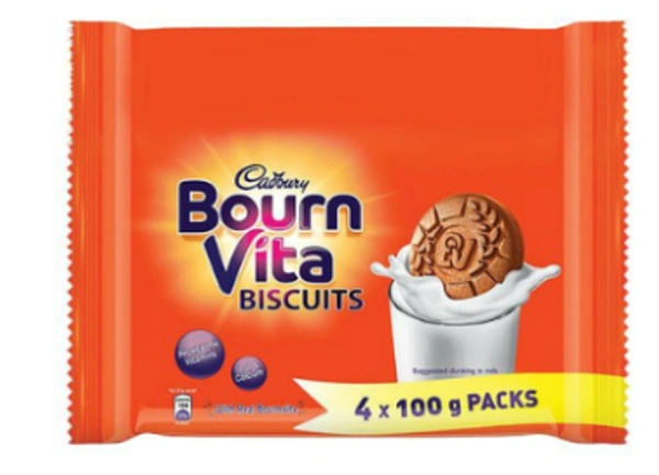 CADBURY  BOURNVITA BISCUITS - 400 GM