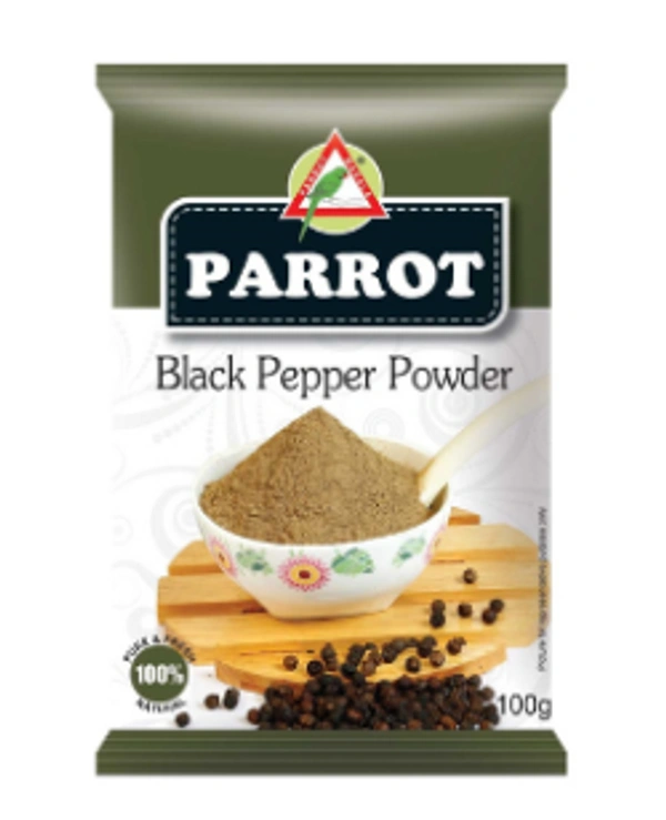 PARROT BLACK PEPPER POWDER (काली मिर्च पाउडर) - 200GM