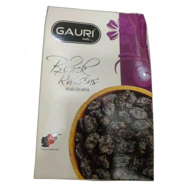 GAURI BLACK RAISINS  (मुनक्का) - 250 GM