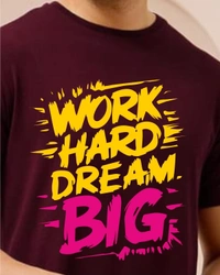 man's super combed cotton regular fit round neck half sleeves tshir with grap[hic print t, 100% bio wash  - L