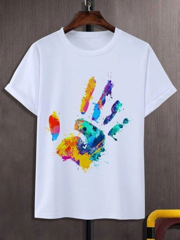 Happy Holi Special T-Shirt In Heavy Fabric for Men and Women (Unisex) - XL