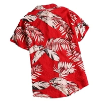 Red Beachwear Shirt - Medium