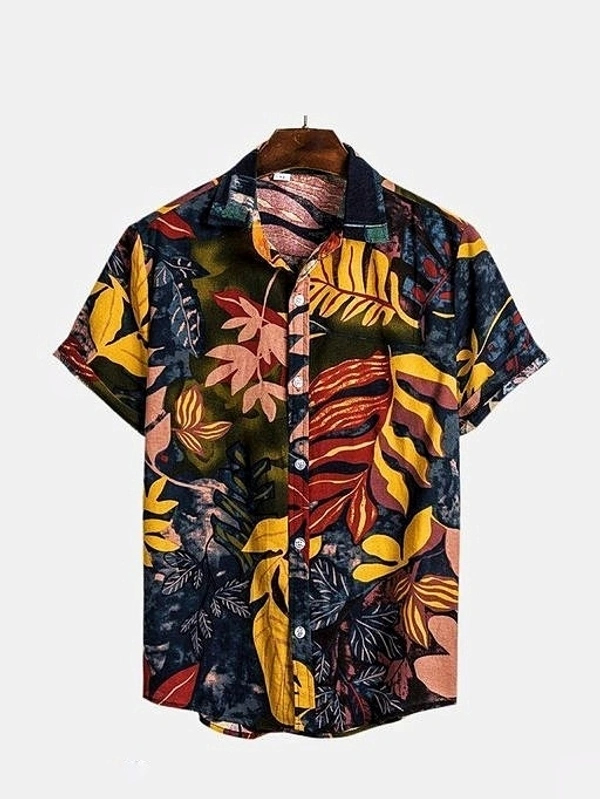 Floral Printed Shirt - XL