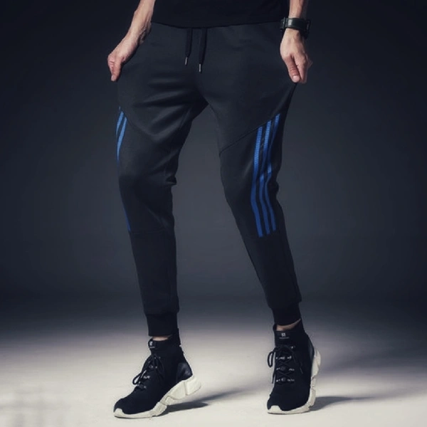 Blue Stipe Track Pants - Small