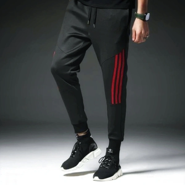 Red Stiped Track Pants - Large