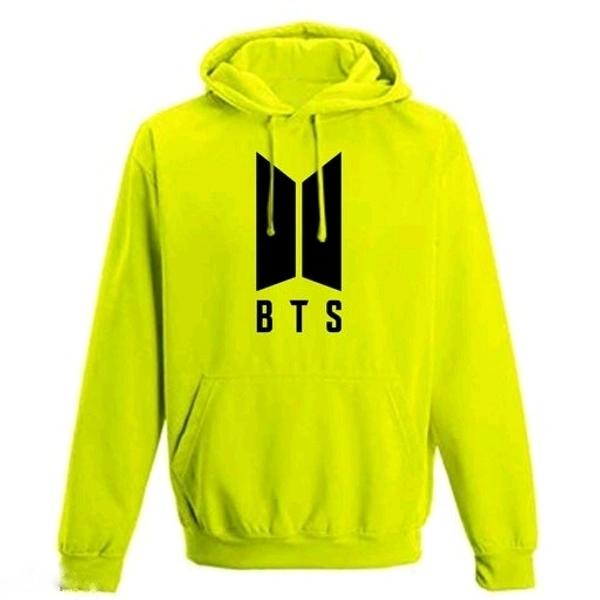 Flurocent Yellow BTS Hoodies - Medium