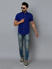 Graceful Blue Shirt - Medium