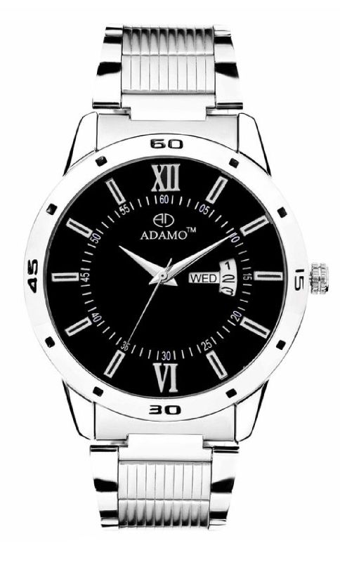 ADAMO 9151SM02-9151SM02 watchs DAY AND DATE FUNCTIONING Black Dial  Rectangle Shaped with Premium Chain Analog Watch - For Men - Buy ADAMO  9151SM02-9151SM02 watchs DAY AND DATE FUNCTIONING Black Dial Rectangle  Shaped