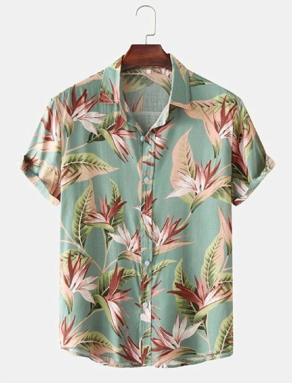 Premium Beachwear Shirt (Light Green) - XL