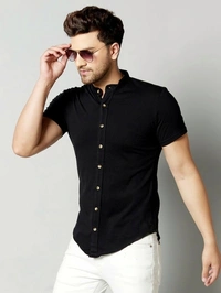 Graceful Black Shirt - Large