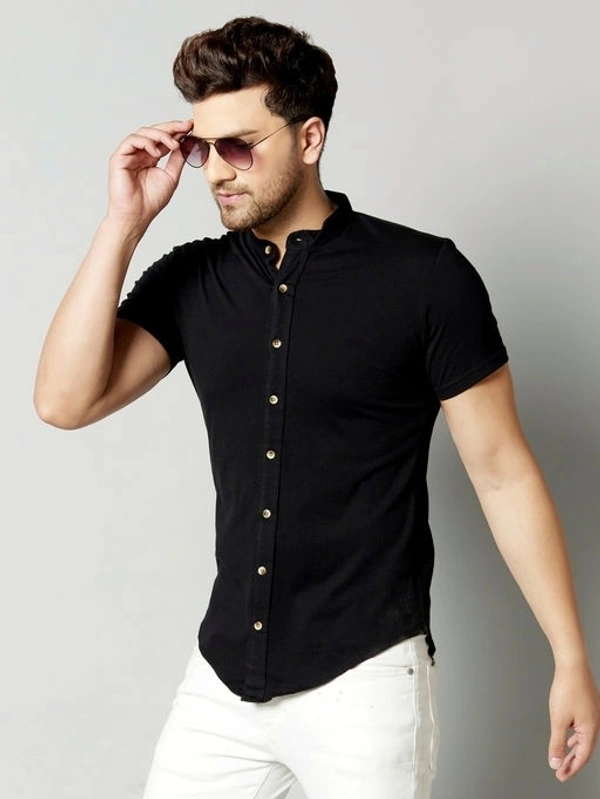 Graceful Black Shirt - Large