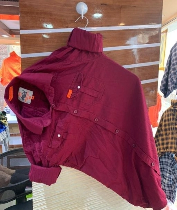 Superdry™ Full Sleeve Shirt ( Red ) - Medium