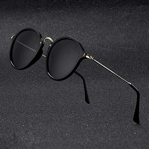 Unisex Round Sunglasses - Free Size