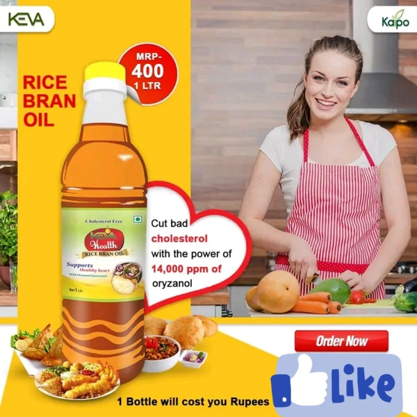 Rice Bran Oil 1 Ltr Bottle