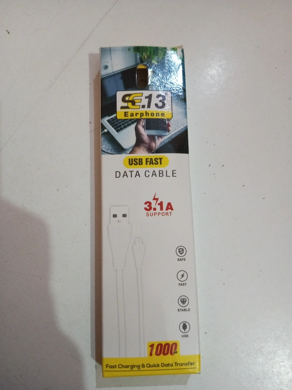SE13  DATA CABLE 3.1 AMP.              BUY 1 GET 1 FREE 