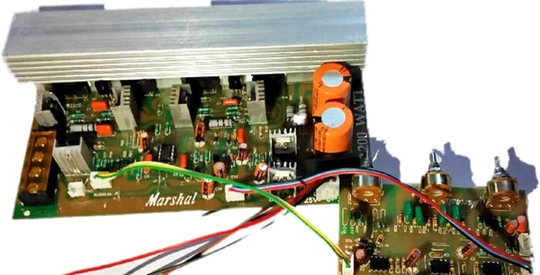 Amplifier Board 5200 1943 Mosfet with Bass Tremble Kit 300W 35-0-35Ac 
