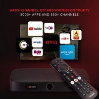 Airtel Xstream Only Box | Android TV Box |1 Month Mega HD Pack | Free Installation | No Dish Antenna | 15+ OTT Apps