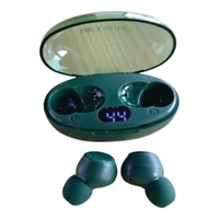 ROCK MUSIC® Buds T28 Wireless Earbuds with 40H Playtime, Instant Paring, BT5.3 Bluetooth Headset (Green, In the Ear) - Pelorous