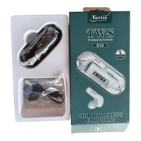 Vertis® Buds S10 Wireless Earbuds 72 hours with case Playtime, Instant Paring, BT 5.0 Bluetooth Headset Type-C Fast Charging (Black, In The Ear) - Black