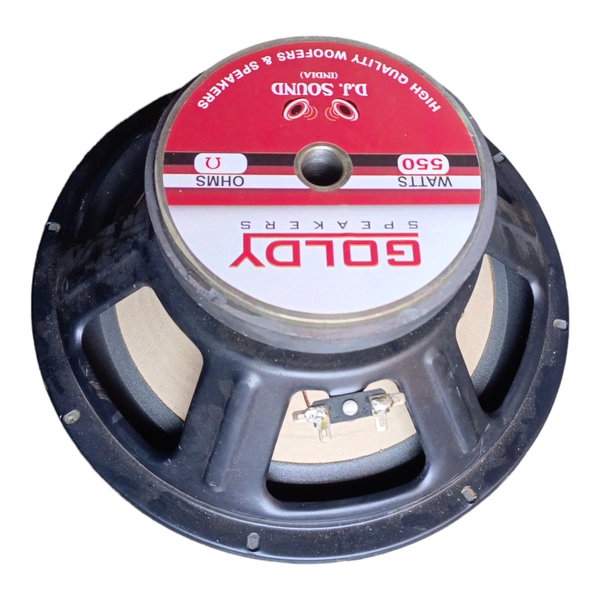 GOLDY SOUND 12inch 250Watt 8 ohms Woofer 3 Inchi 3 inchi voice cail - 12Inch, Red