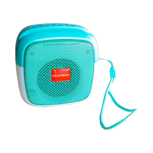 PICKPACK® (PORTABLE BLUETOOTH SPEAKER) Dynamic Thunder Sound with Disco LED Lights 5 W Bluetooth Party Speaker (Multicolor, Mono Channel) - Green