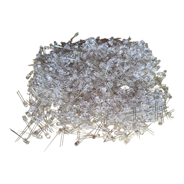 GoBagee® 5MM Ultra Bright LED (Light Emitting Diode) White - White, 5MM