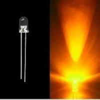 GoBagee® 5MM Ultra Bright LED (Light Emitting Diode) White - White, 5MM