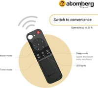 Atomberg atomberg Renesa Smart+ 1200mm BLDC Motor 5 Star Rated Ceiling Fan with IoT and Remote | Smart and Energy Efficient Fan with LED Indicators | Saves Upto 65% Energy | 2+1 Year Warranty (Golden Oakwood - Golden Oakwood, 1200MM
