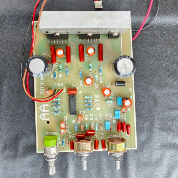 TDA7297 AMPLIFIER BOARD 120WATT FOUR CHANNEL (DOUBLE IC) 12V INPUT WITH SWITCH