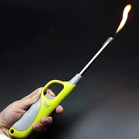 PLASTIC FLAME & GAS REFILLABLE LIGHTER (MULTICOLOUR