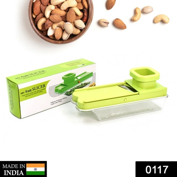 STAINLESS STEEL VEGATABLE AND DRY FRUIT SLICER/CUTTER
