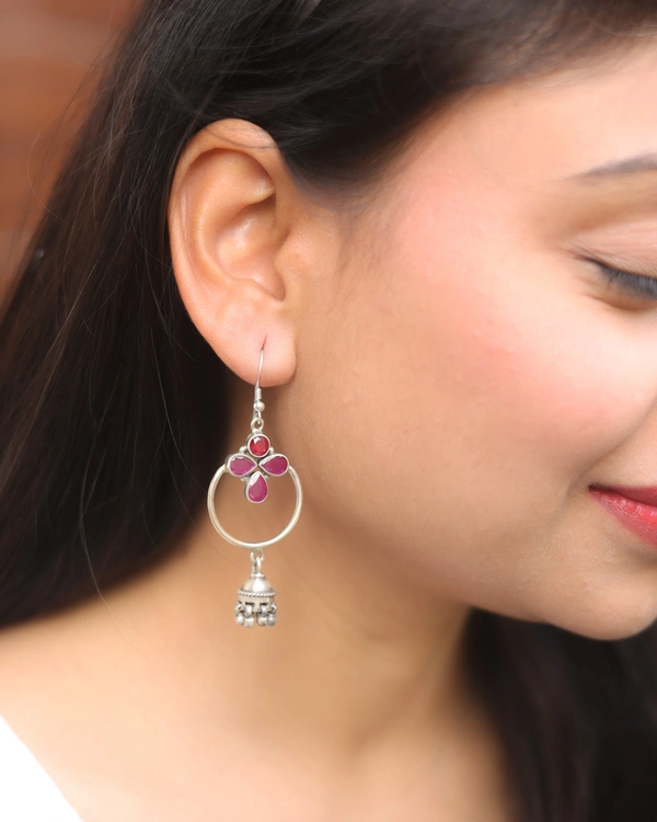 Tribal stone Jhumki