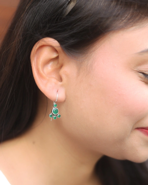 Classic Green Earrings