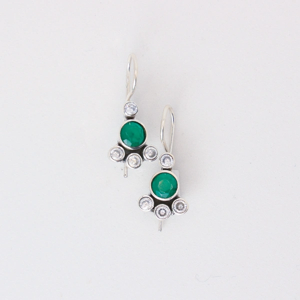 Classic Green Earrings