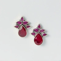 Classic pink earrings