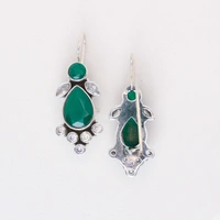 Classic Green Earrings