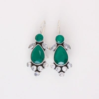 Classic Green Earrings