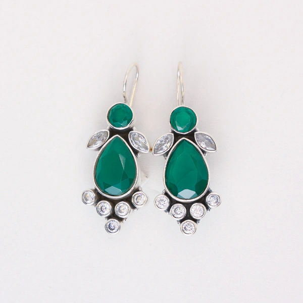 Classic Green Earrings