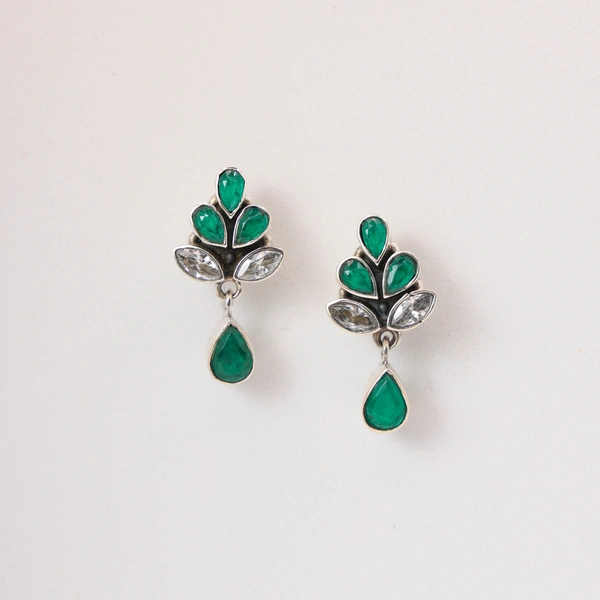Classic stone earrings