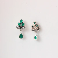 Classic stone earrings