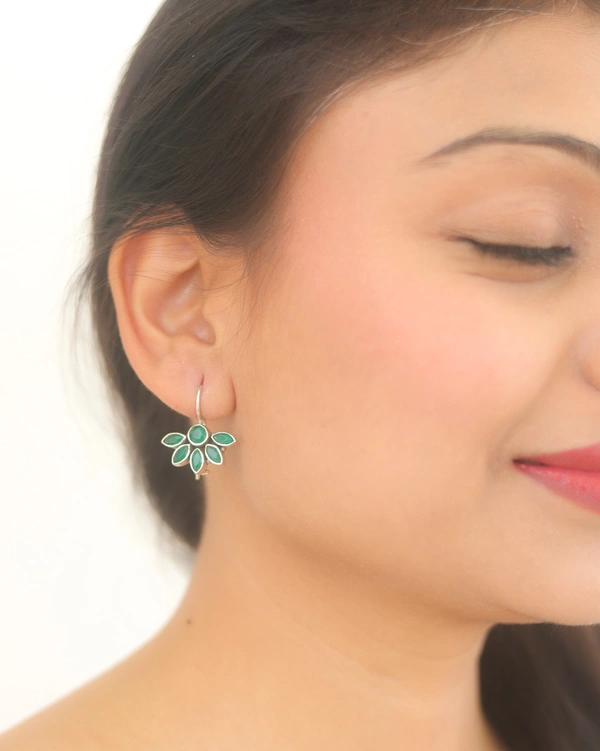 Classic Green Earrings