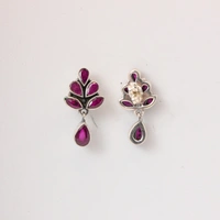 Classic pink earrings