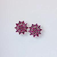 Classic pink studs