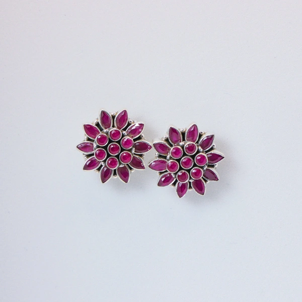 Classic pink studs