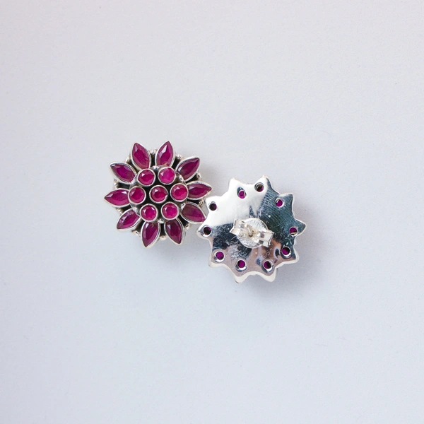 Classic pink studs