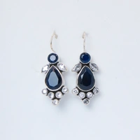 Classic blue earrings