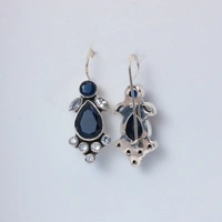 Classic blue earrings