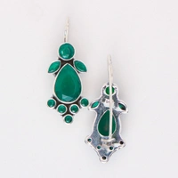 Classiz Green Earrings