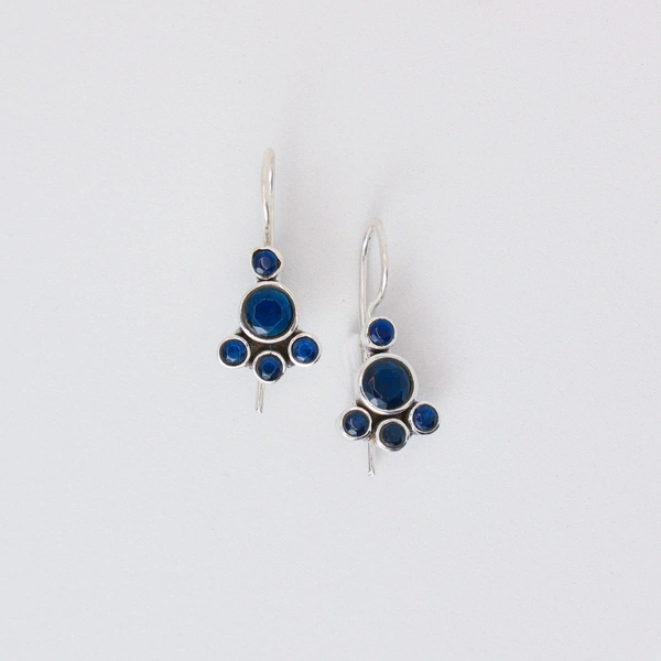 Classic blue earrings