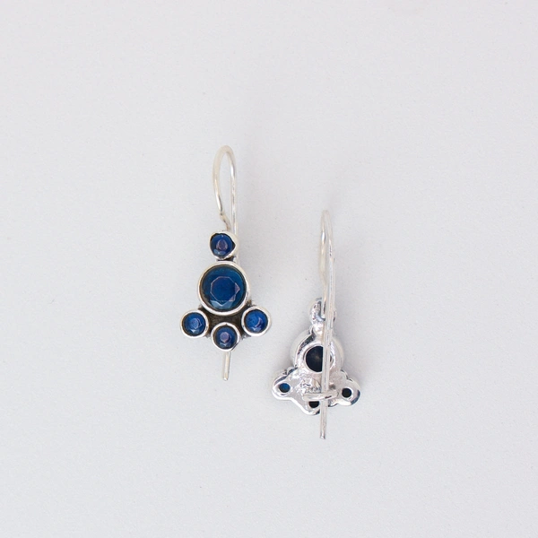 Classic blue earrings